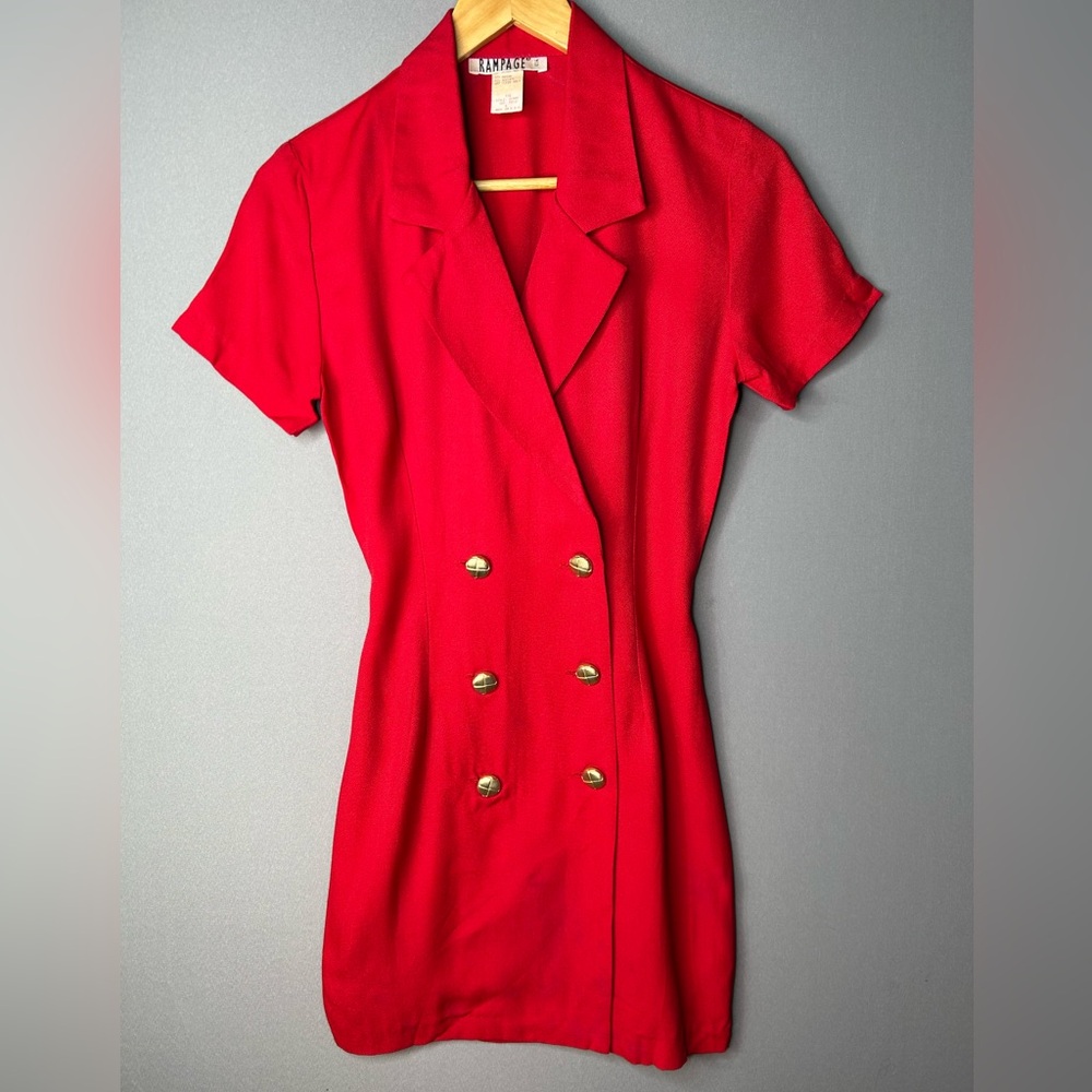 Vintage Rampage Red Dress